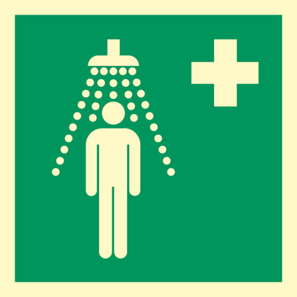 Emergency shower - IMO Emergency sign - IMPA 334151