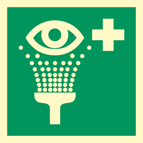 Emergency eye wash - IMO Emergency sign - IMPA 334152