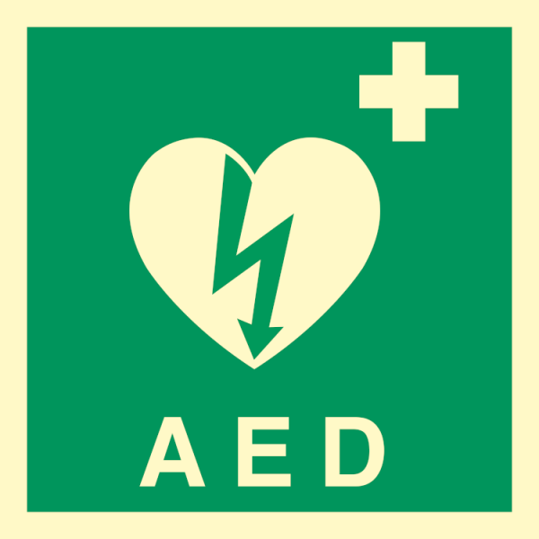 AED - IMO Emergency sign - IMPA 334137