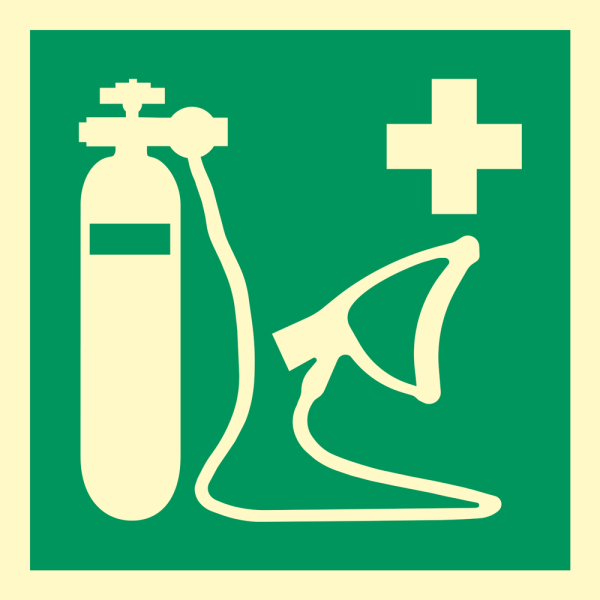 Resuscitator - IMO Emergency sign - IMPA 334156