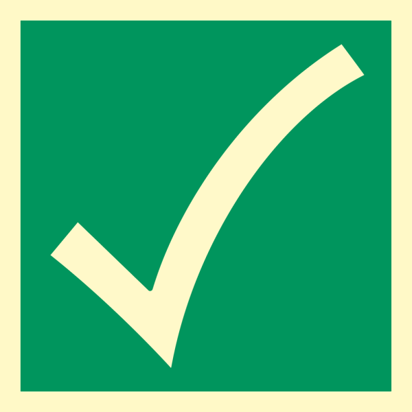 Safety Equipment - IMO Emergency sign