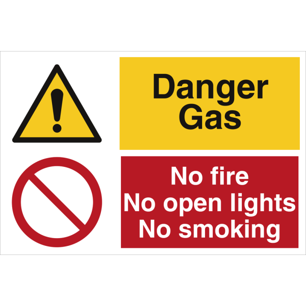 Danger gas - IMO Combi sign - IMPA 333104