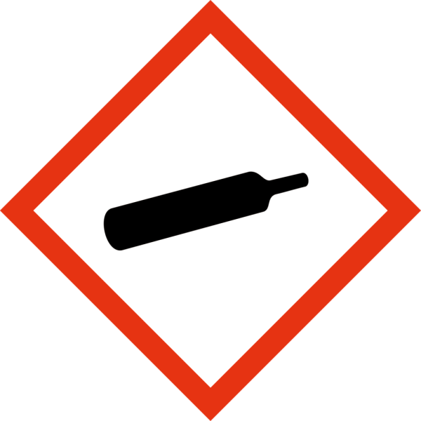 Tryckcylindrar - GHS Farosymboler GHS04 (Gascylinder)