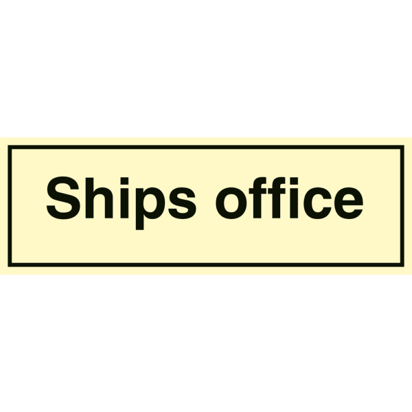 Ships office - IMO Accomodation sign - IMPA 332874