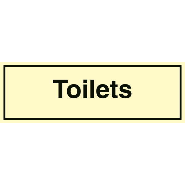 Toilets - IMO Accomodation sign - IMPA 332918