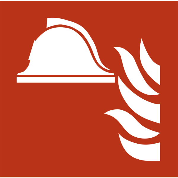Fire point IMO skylt - Klar vinyl 50 x 50 mm