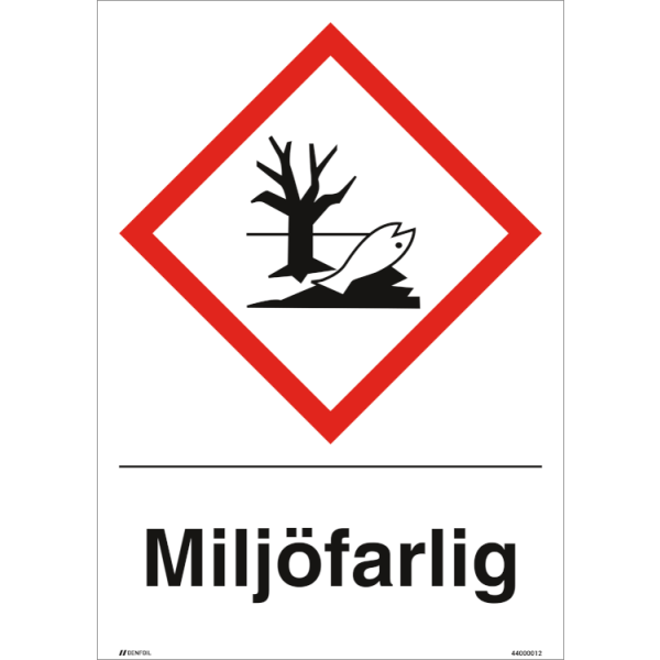 Miljöfarlig GHS skylt