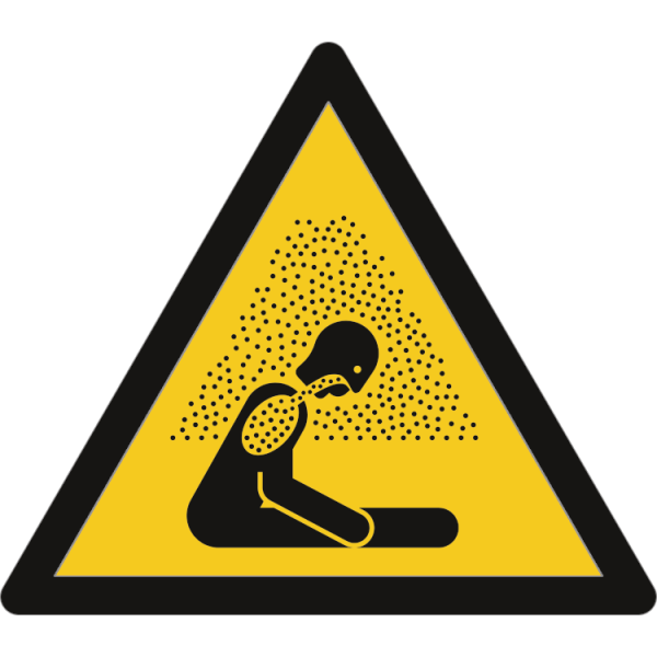 Risk för syrebrist - Varningsskylt ISO 7010 W041