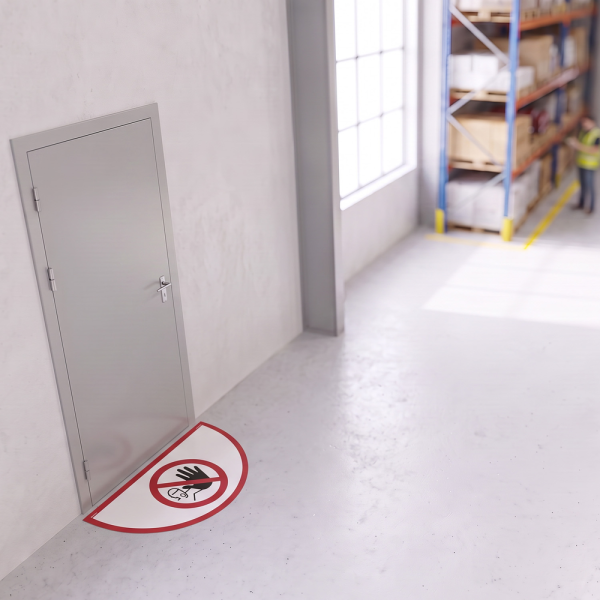 Tillträde förbjudet - Golvskylt - ISO 7010