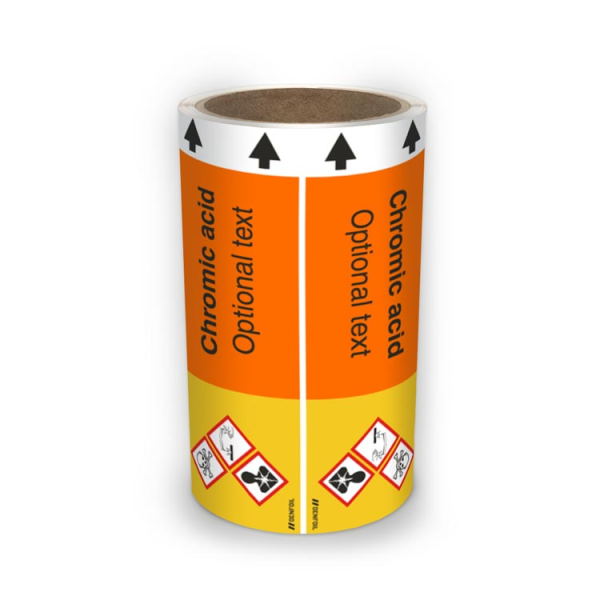 ISO Rörmärkning - Chromic acid (english) ISO 20560