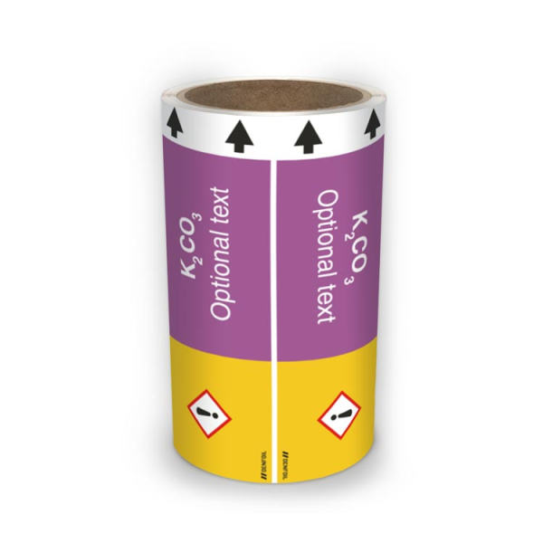 ISO Rörmärkning - Potassium carbonate (english) ISO 20560