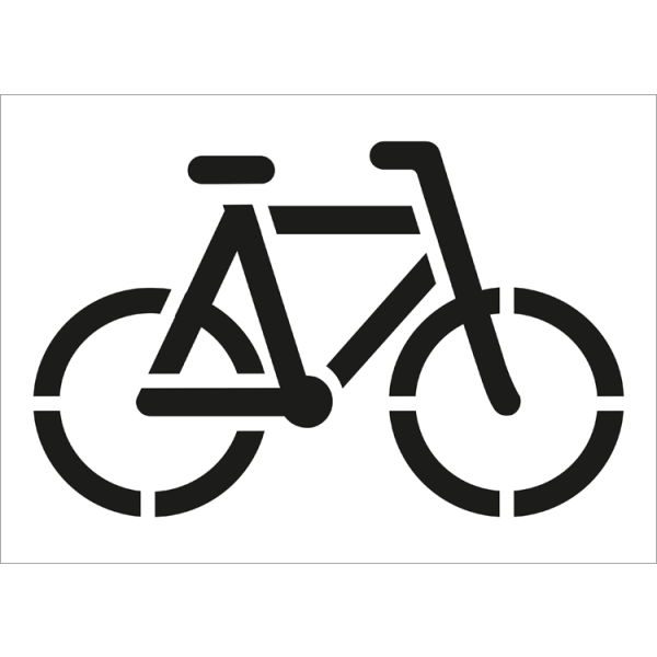 Schablon för cykel - Plast