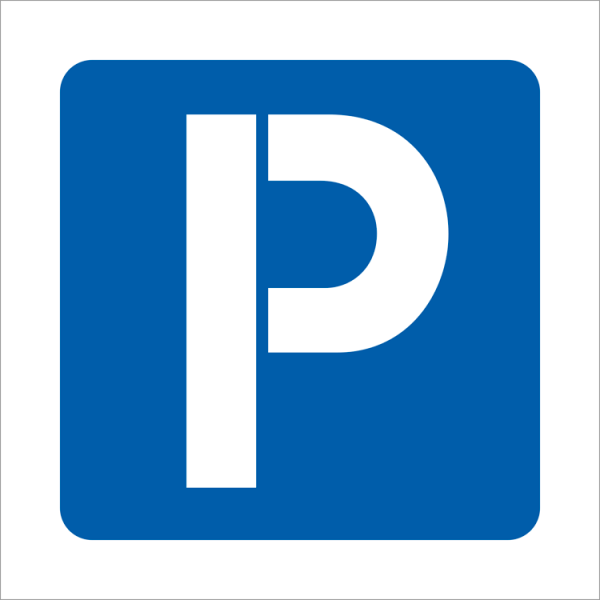 Schablon för parkering - Plast