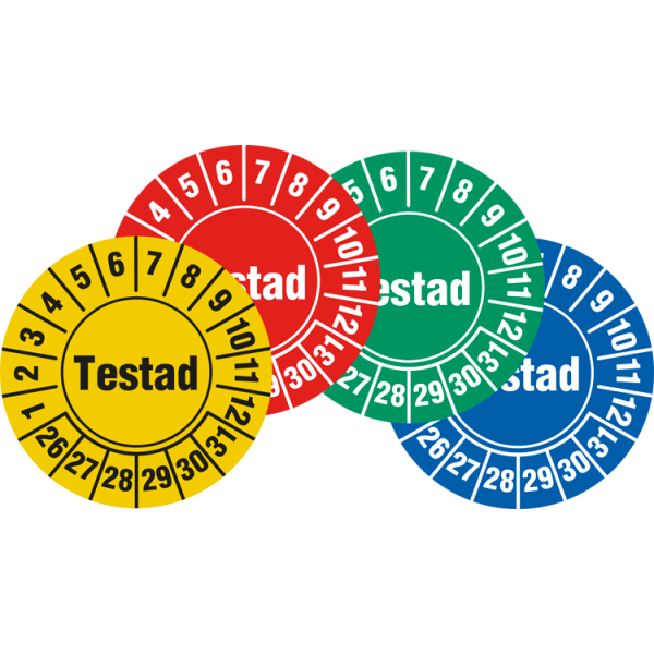 Testad - Kontrollmärken