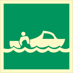 IMO sign - Rescue boat 