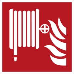 Brandslange - Gulvfolie - 400 x 400 mm