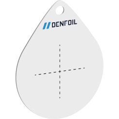 10 st. droppformade hållare för kalibreringsbrickor Ø 35 mm