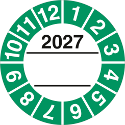  2027 Kalibreringsmärken med textfält