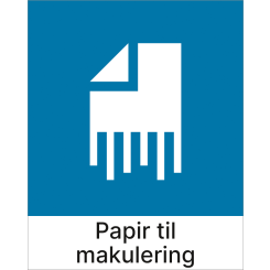 Papir til makulering