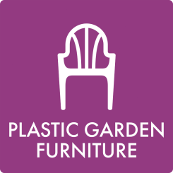 Plastic garden furniture