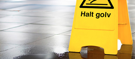 Halt golv skyltar
